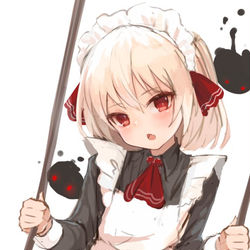 This is a pixiv picture whose title is メイドルーミア.