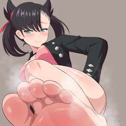This is a pixiv picture whose title is マリィに踏まれたい.