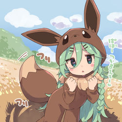 This is a pixiv picture whose title is ポケモンごっこ.