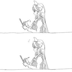 This is a pixiv picture whose title is 会長.