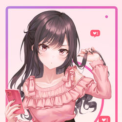 This is a pixiv picture whose title is ♡.