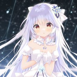 This is a pixiv picture whose title is 冬の精霊.