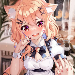 This is a pixiv picture whose title is Maid Shyrei.