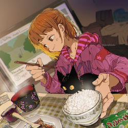 This is a pixiv picture whose title is 最近の飯.