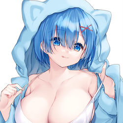 This is a pixiv picture whose title is レムっぱい.