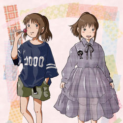 This is a pixiv picture whose title is 私服な千尋ちゃん.