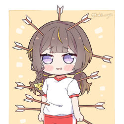 This is a pixiv picture whose title is Arrows?.
