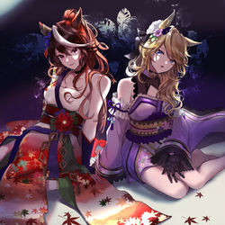 This is a pixiv picture whose title is 秋衣装🍁.