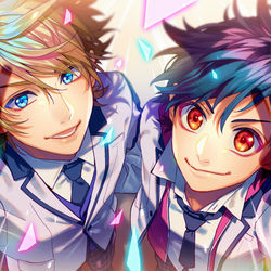 This is a pixiv picture whose title is 明日の彼方へ.