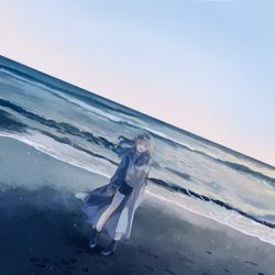This is a pixiv picture whose title is 思い出ばかりが美しい.