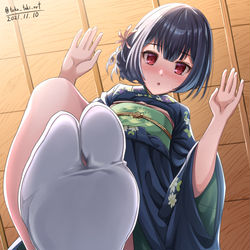 This is a pixiv picture whose title is 凛世のおみ足.