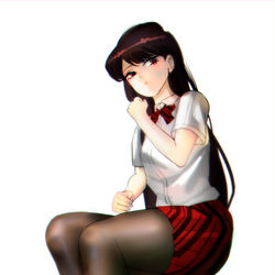 This is a pixiv picture whose title is 古見さん.