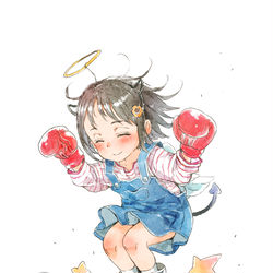 This is a pixiv picture whose title is 『御免なさい』の捕まえ方.