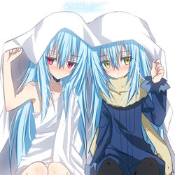 This is a pixiv picture whose title is リムル様と智慧之王様.