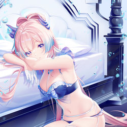 This is a pixiv picture whose title is 心海.