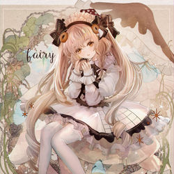 This is a pixiv picture whose title is 白いきのこの妖精.