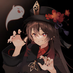 This is a pixiv picture whose title is 胡桃.
