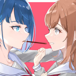 This is a pixiv picture whose title is 遥みの.
