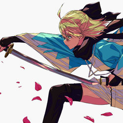 This is a pixiv picture whose title is 沖田総司さん.