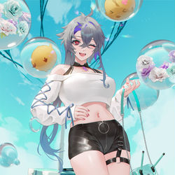 This is a pixiv picture whose title is 無題.