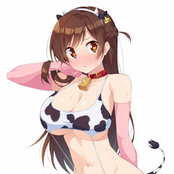 This is a pixiv picture whose title is ウシコス×水原千鶴.
