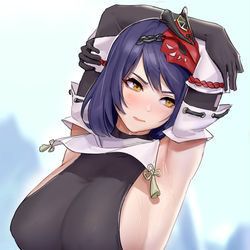This is a pixiv picture whose title is Kujou Sara.