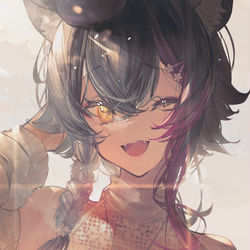 This is a pixiv picture whose title is Ookami Mio.