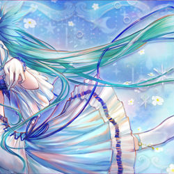 This is a pixiv picture whose title is YUME MIKU～ユメヲミタ～.
