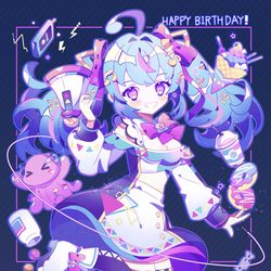 This is a pixiv picture whose title is あいるんの誕生日絵.