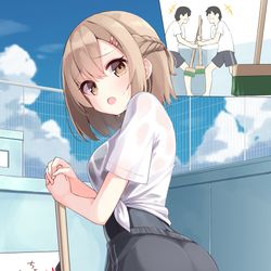 This is a pixiv picture whose title is こんな幼馴染がいてほしい３５.