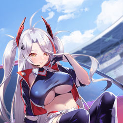 This is a pixiv picture whose title is プリンツ・オイゲン.