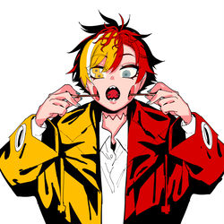 This is a pixiv picture whose title is ポッキーゲーム.