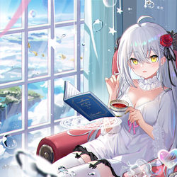 This is a pixiv picture whose title is 路菲比 贺图.