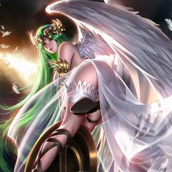 This is a pixiv picture whose title is Palutena.