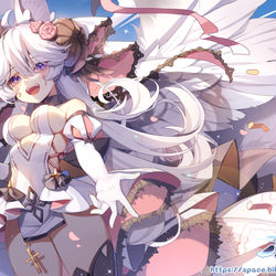 This is a pixiv picture whose title is 花嫁.