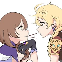 This is a pixiv picture whose title is Pocky Day.