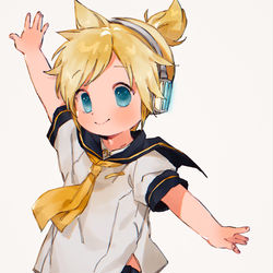 This is a pixiv picture whose title is Happy Little Len!.