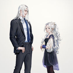 This is a pixiv picture whose title is 兄妹.