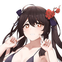 This is a pixiv picture whose title is / \.