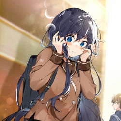This is a pixiv picture whose title is 待ち合わせ5分前.