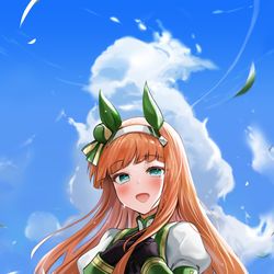 This is a pixiv picture whose title is サイレンススズカ.