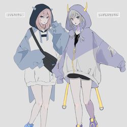This is a pixiv picture whose title is ウミウシパーカー.