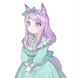 This is a pixiv picture whose title is 幼いマックイーン嬢.