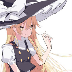 This is a pixiv picture whose title is さらさら魔理沙.