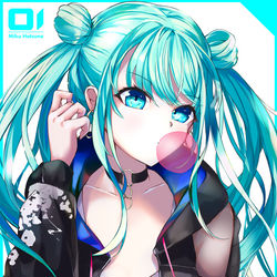 This is a pixiv picture whose title is MIKU.