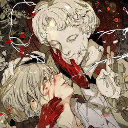 This is a pixiv picture whose title is 赦し.