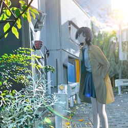 This is a pixiv picture whose title is stand alone.