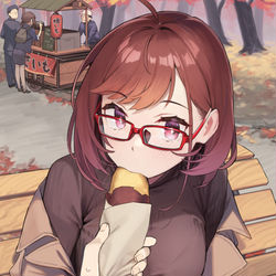This is a pixiv picture whose title is 近視の姉＃30.