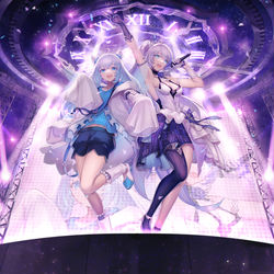 This is a pixiv picture whose title is 星光演唱会！.