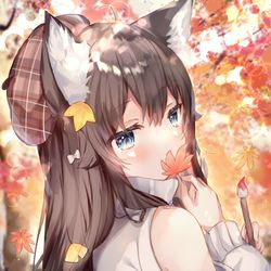 This is a pixiv picture whose title is 芸術の秋🍁.